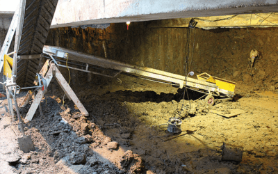 Conveyors in Basement and Crawl Space Excavation