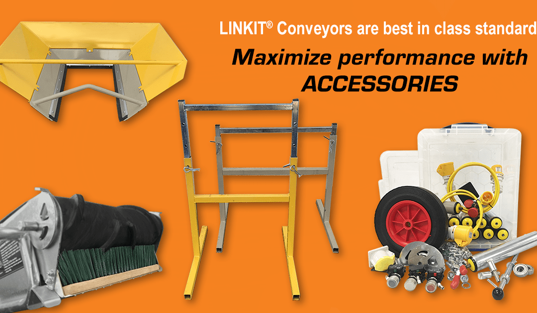 LINKIT Portable Conveyors are Best-in-Class Standard. They’re Even Better with Accessories!