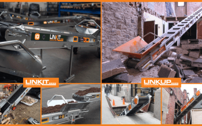 Unleash Efficiency with the LINKIT and LINKUP Conveyor: Revolutionizing Material Handling with Dirt Conveyors