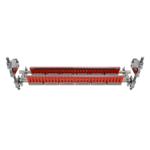 IQ-BC1200-AAS Double Short Blade Flat Belt Scraper