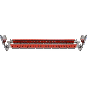 IQ-BC1500-AAS Double Short Blade Flat Belt Scraper